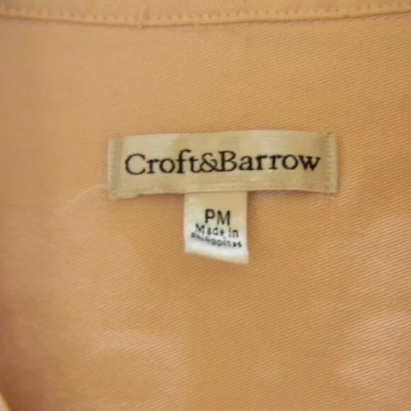 Croft & Barrow Pink Denim Jacket Sz Petite Med - Picture 4 of 5